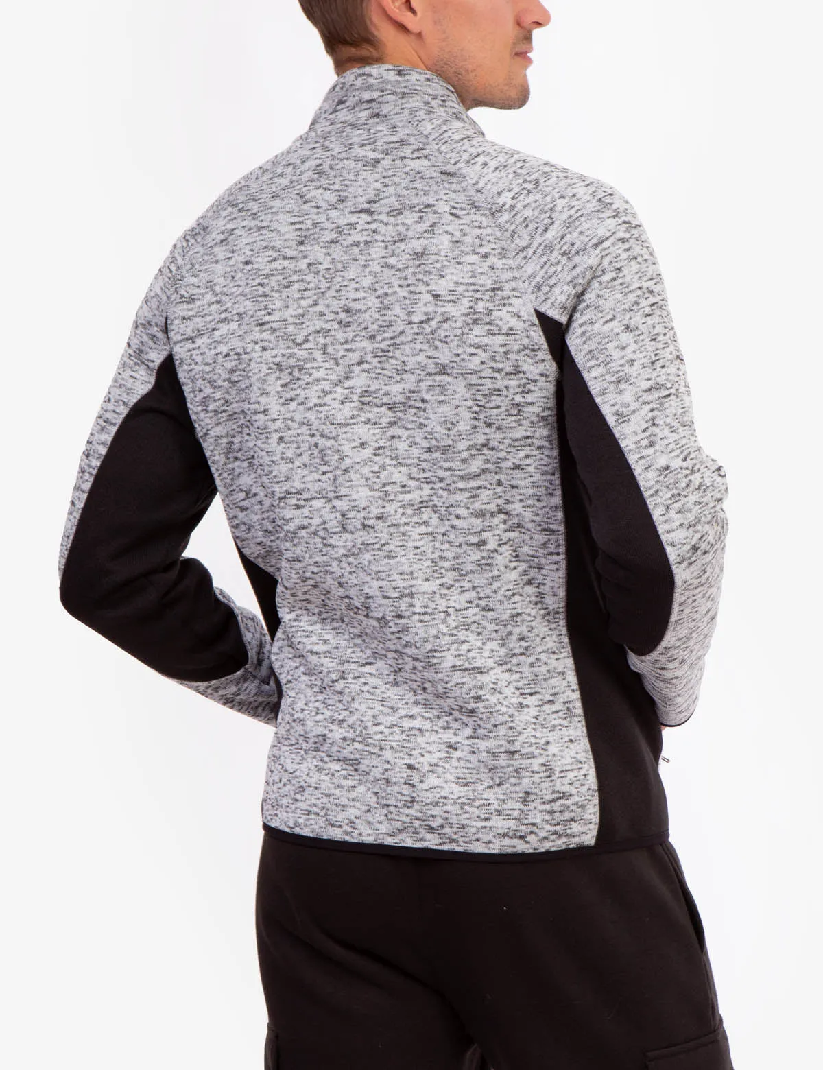 SPACE DYE FLEECE TRACK JACKET sold by U.S. Polo Assn. product image thumbnail 4