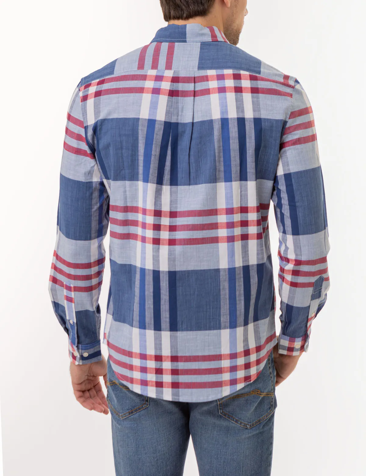 LARGE PLAID LONG SLEEVE WOVEN SHIRT sold by U.S. Polo Assn. product image thumbnail 4