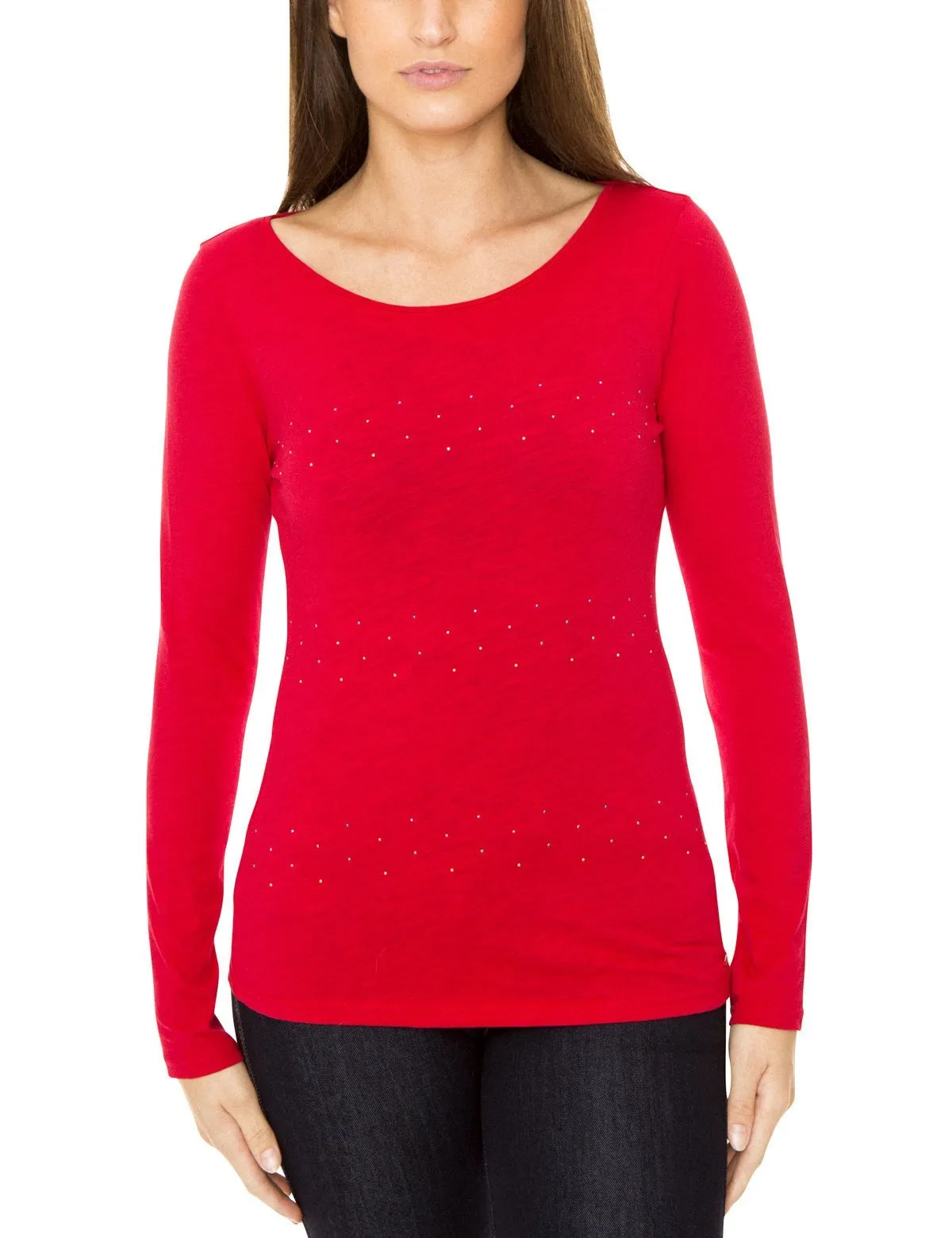Rhinestone Long Sleeve T-Shirt sold by U.S. Polo Assn.