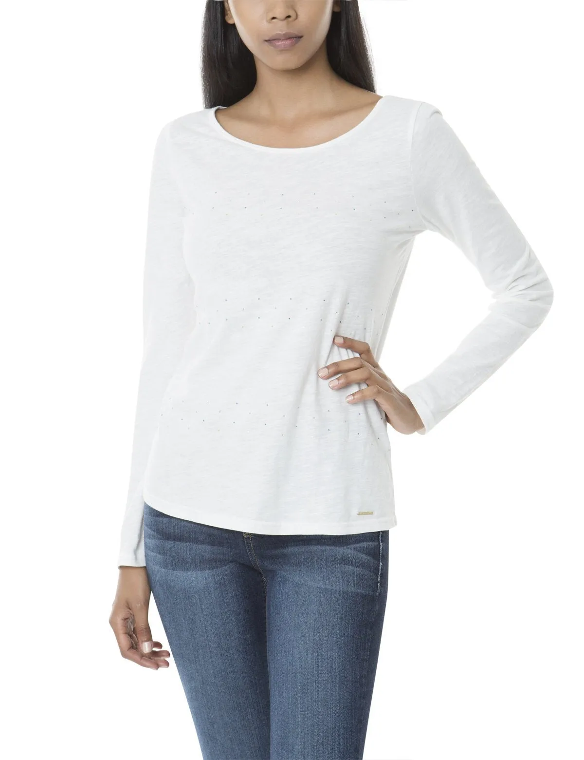 Rhinestone Long Sleeve T-Shirt sold by U.S. Polo Assn. product image thumbnail 2