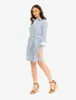 STRIPED MULTI-COLORED LOGO OXFORD DRESS sold by U.S. Polo Assn.