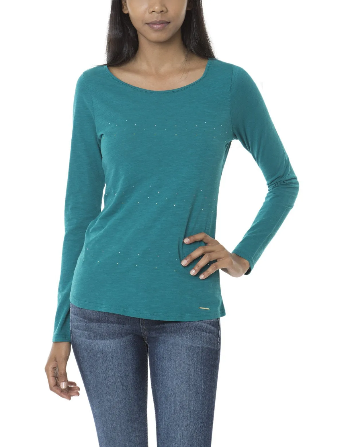 Rhinestone Long Sleeve T-Shirt sold by U.S. Polo Assn. product image thumbnail 4