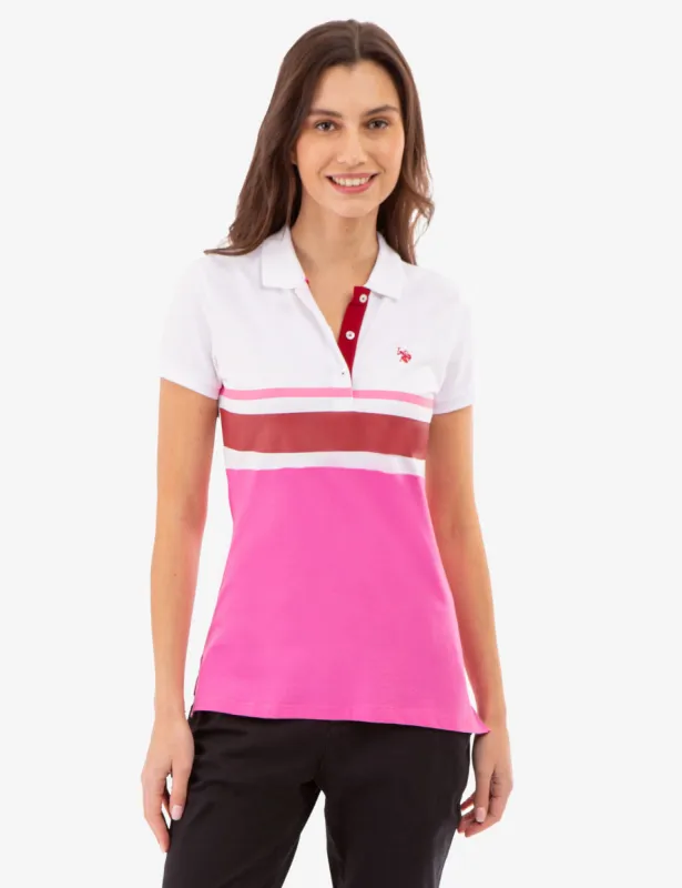TRI COLORBLOCK POLO SHIRT sold by U.S. Polo Assn.