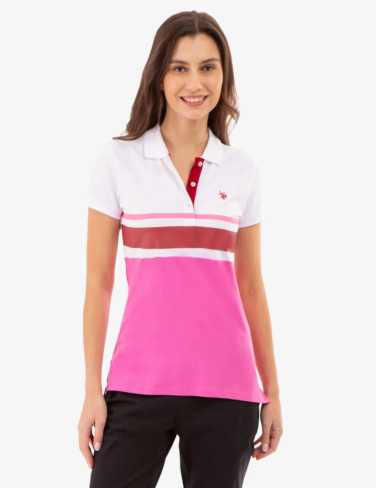 TRI COLORBLOCK POLO SHIRT sold by U.S. Polo Assn.