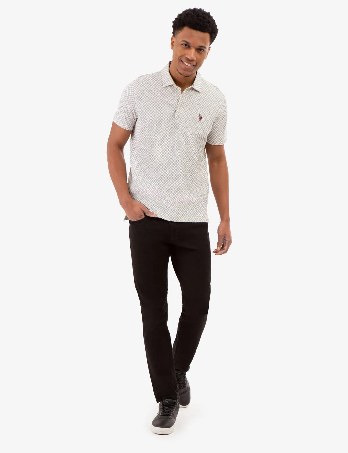 JERSEY PRINTED POLO SHIRT sold by U.S. Polo Assn. product image thumbnail 3