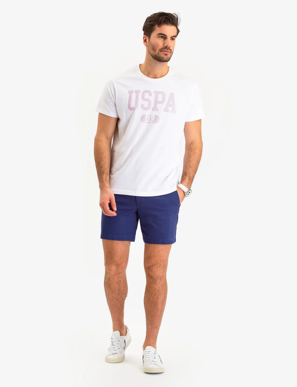 USPA LOGO CREW NECK T-SHIRT sold by U.S. Polo Assn. product image thumbnail 2