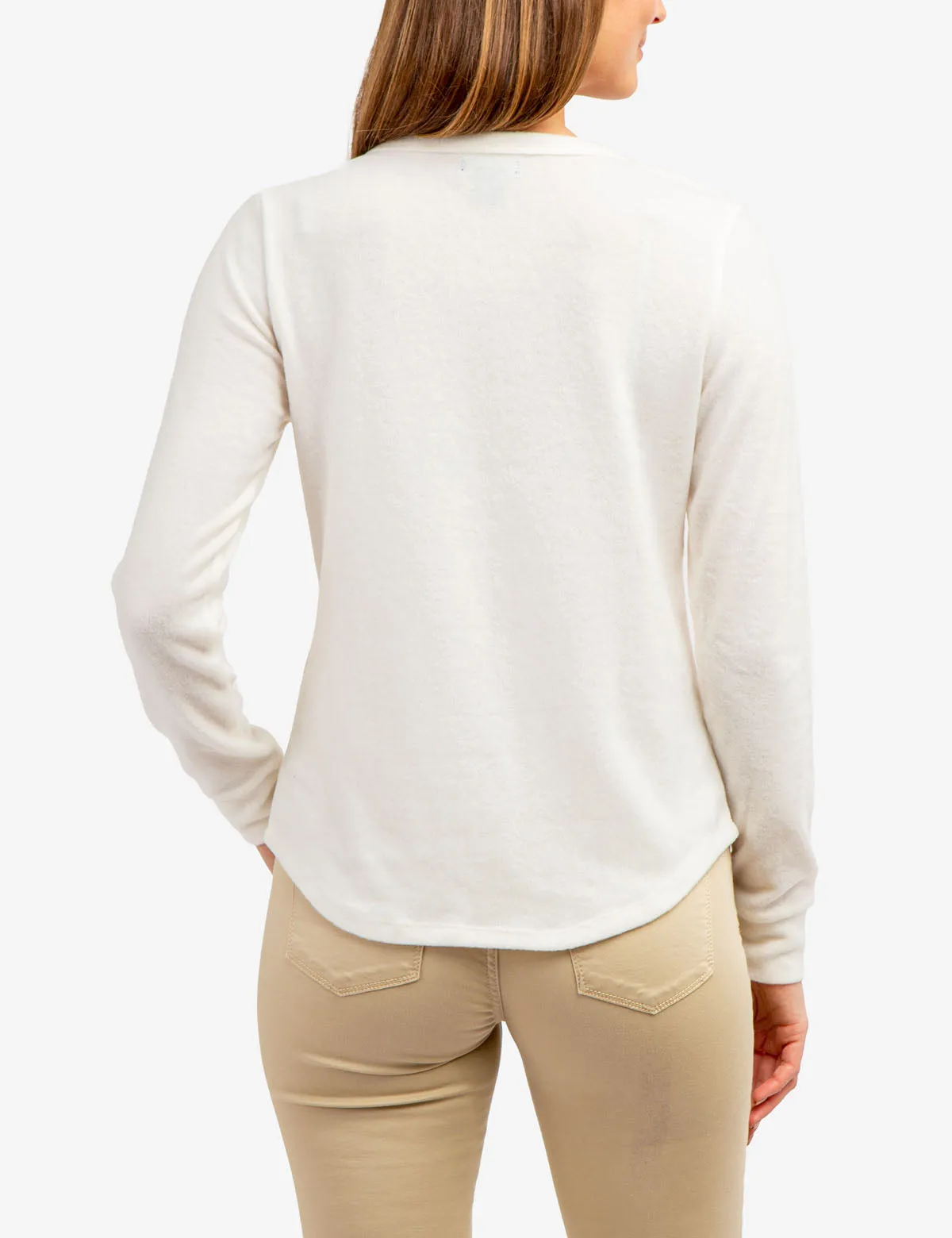 SOFT LONG SLEEVE FOIL LOGO HACCI TOP sold by U.S. Polo Assn. product image thumbnail 4