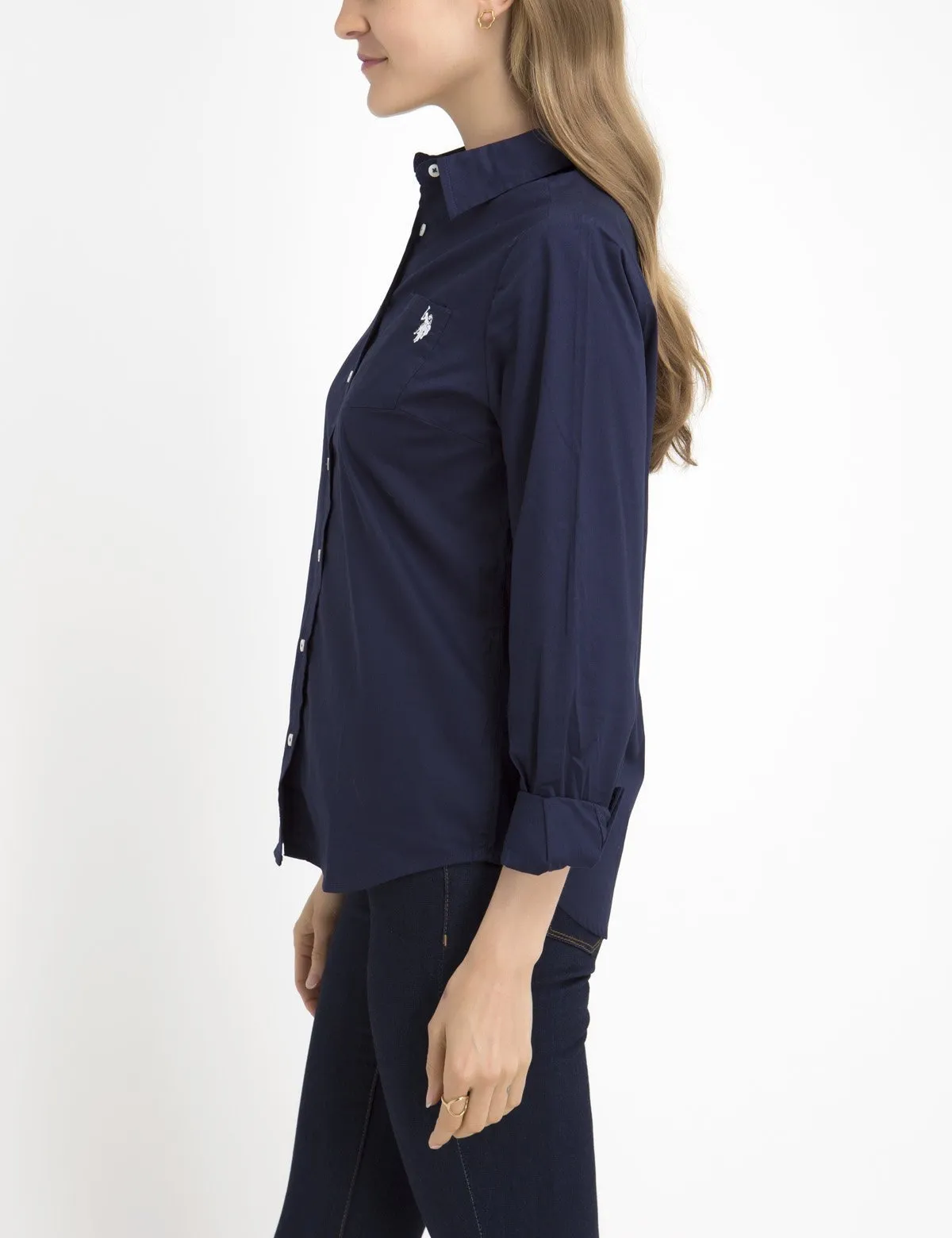 SOLID POPLIN SHIRT sold by U.S. Polo Assn. product image thumbnail 2