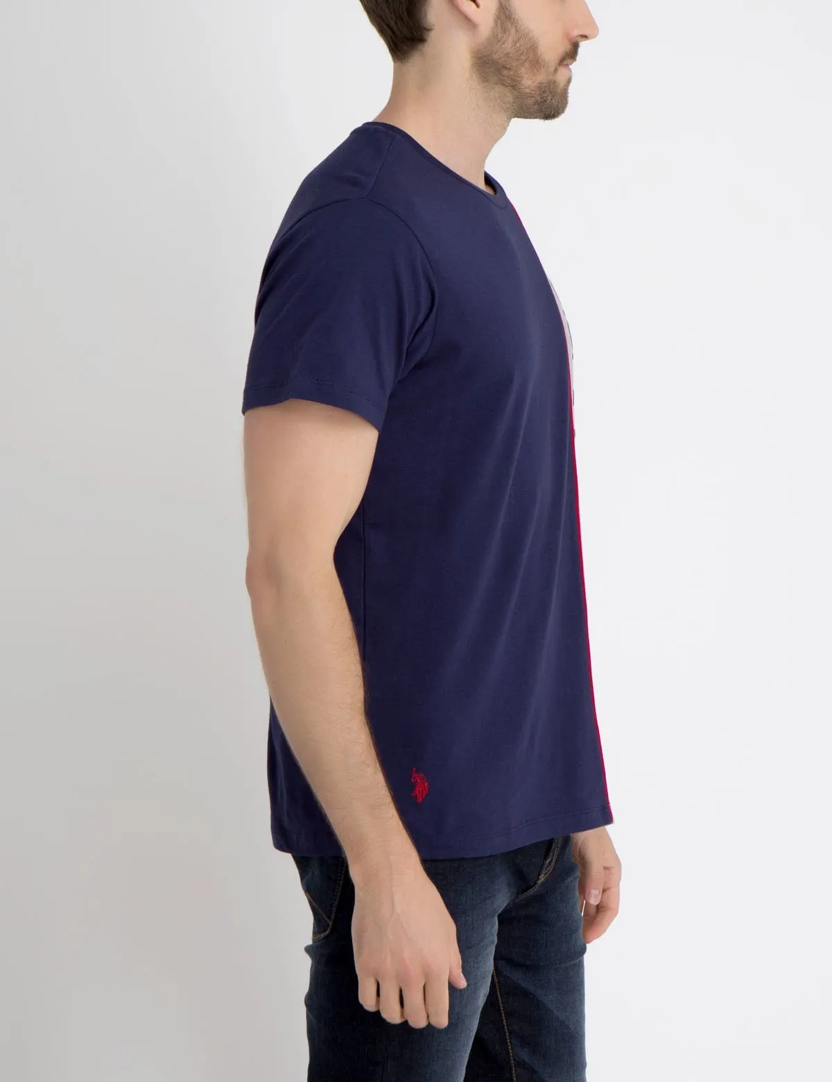 U.S. POLO ASSN. VERTICAL COLORBLOCK T-SHIRT sold by U.S. Polo Assn. product image thumbnail 3