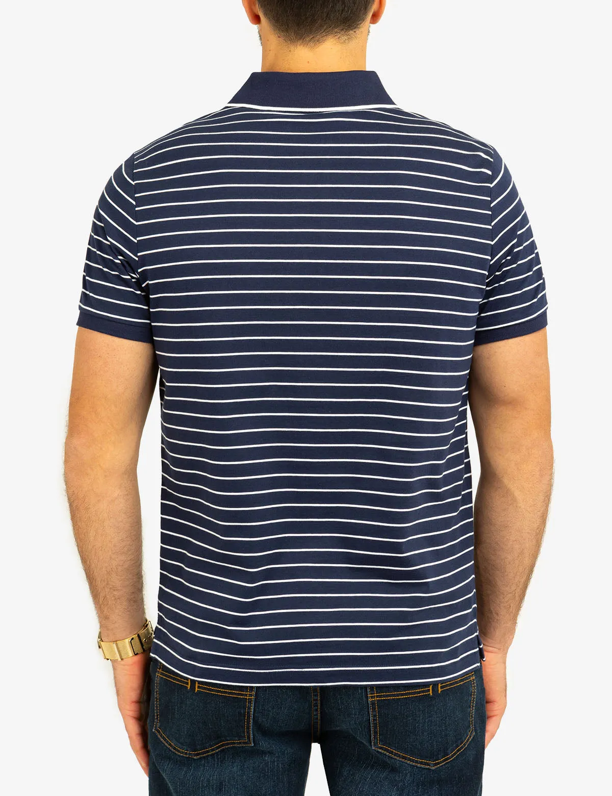 YARN DYE STRIPE JERSEY POLO SHIRT sold by U.S. Polo Assn. product image thumbnail 4