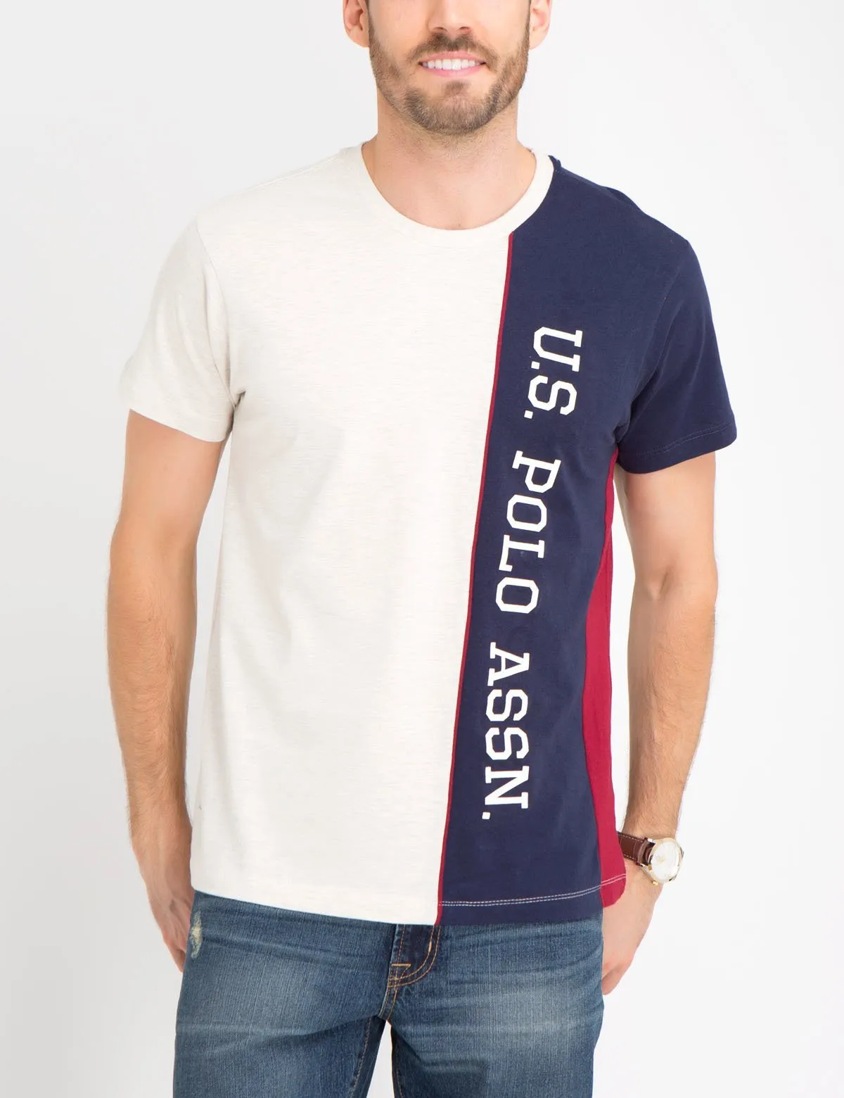 U.S. POLO ASSN. VERTICAL COLORBLOCK T-SHIRT sold by U.S. Polo Assn.