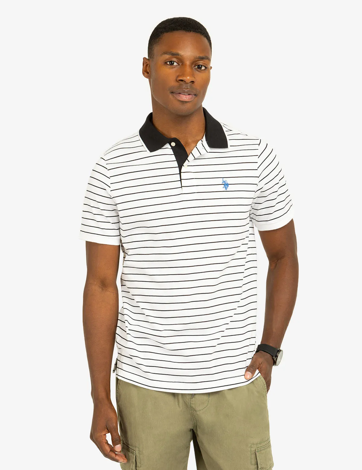 YARN DYE STRIPE JERSEY POLO SHIRT sold by U.S. Polo Assn. product image thumbnail 5