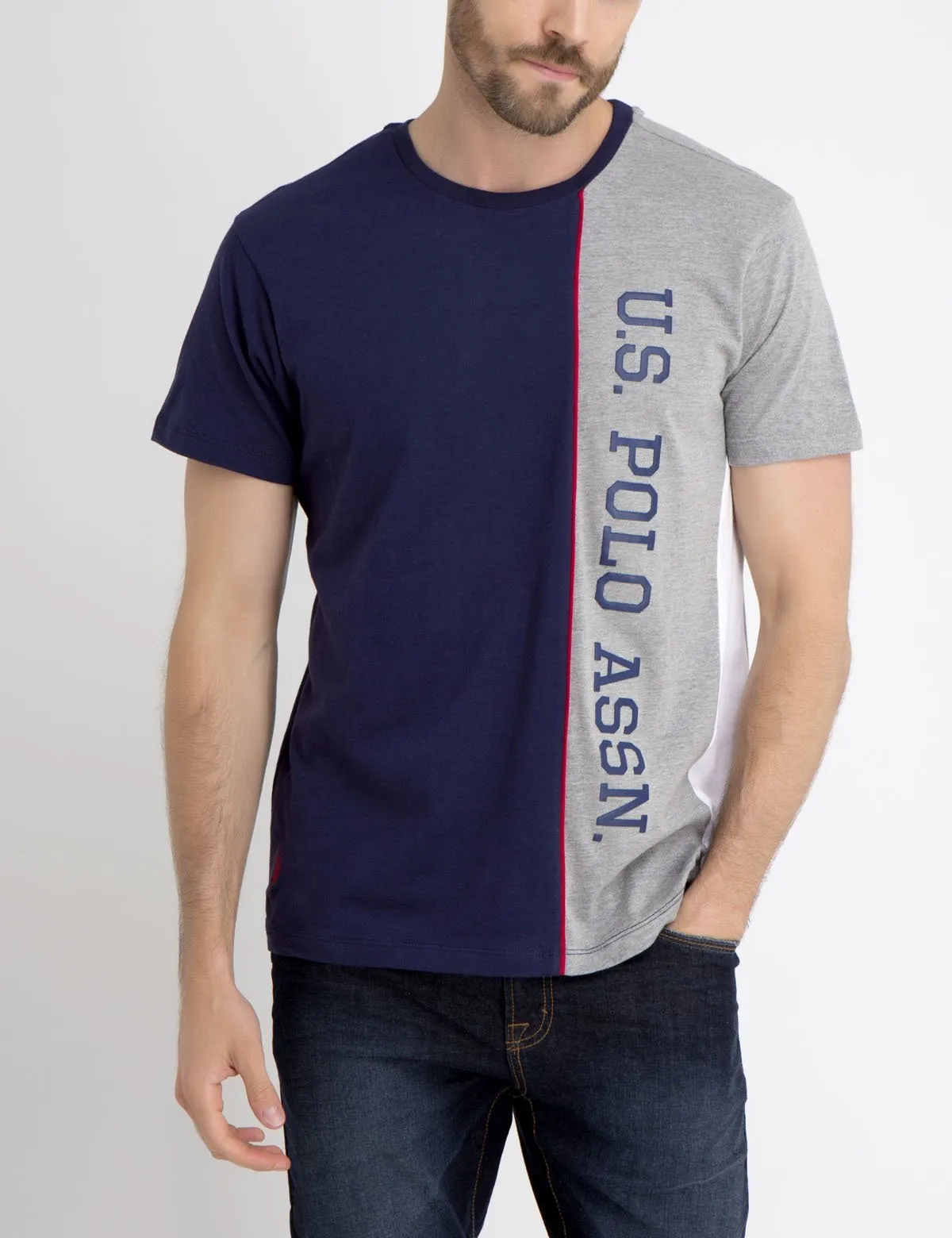 U.S. POLO ASSN. VERTICAL COLORBLOCK T-SHIRT sold by U.S. Polo Assn. product image thumbnail 5