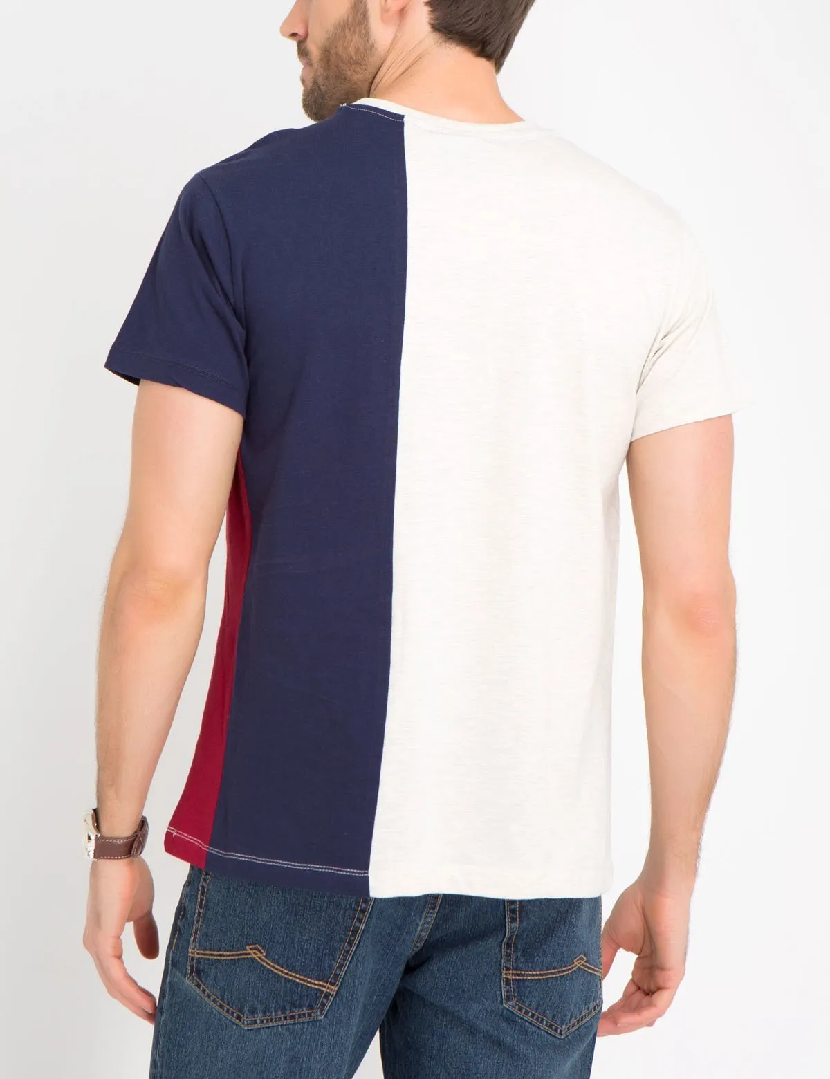 U.S. POLO ASSN. VERTICAL COLORBLOCK T-SHIRT sold by U.S. Polo Assn. product image thumbnail 2