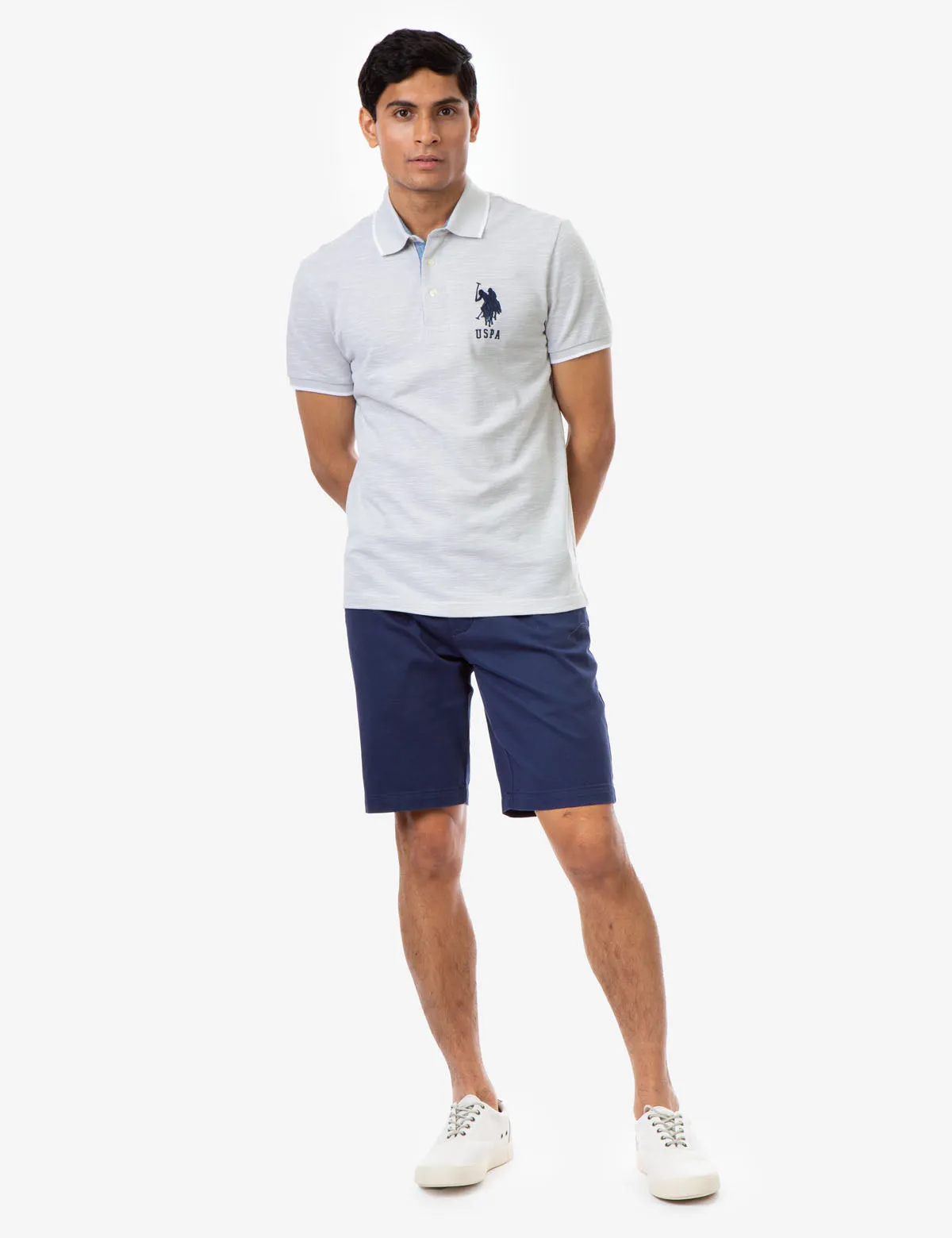 BIRDSEYE SLUB POLO SHIRT sold by U.S. Polo Assn. product image thumbnail 2