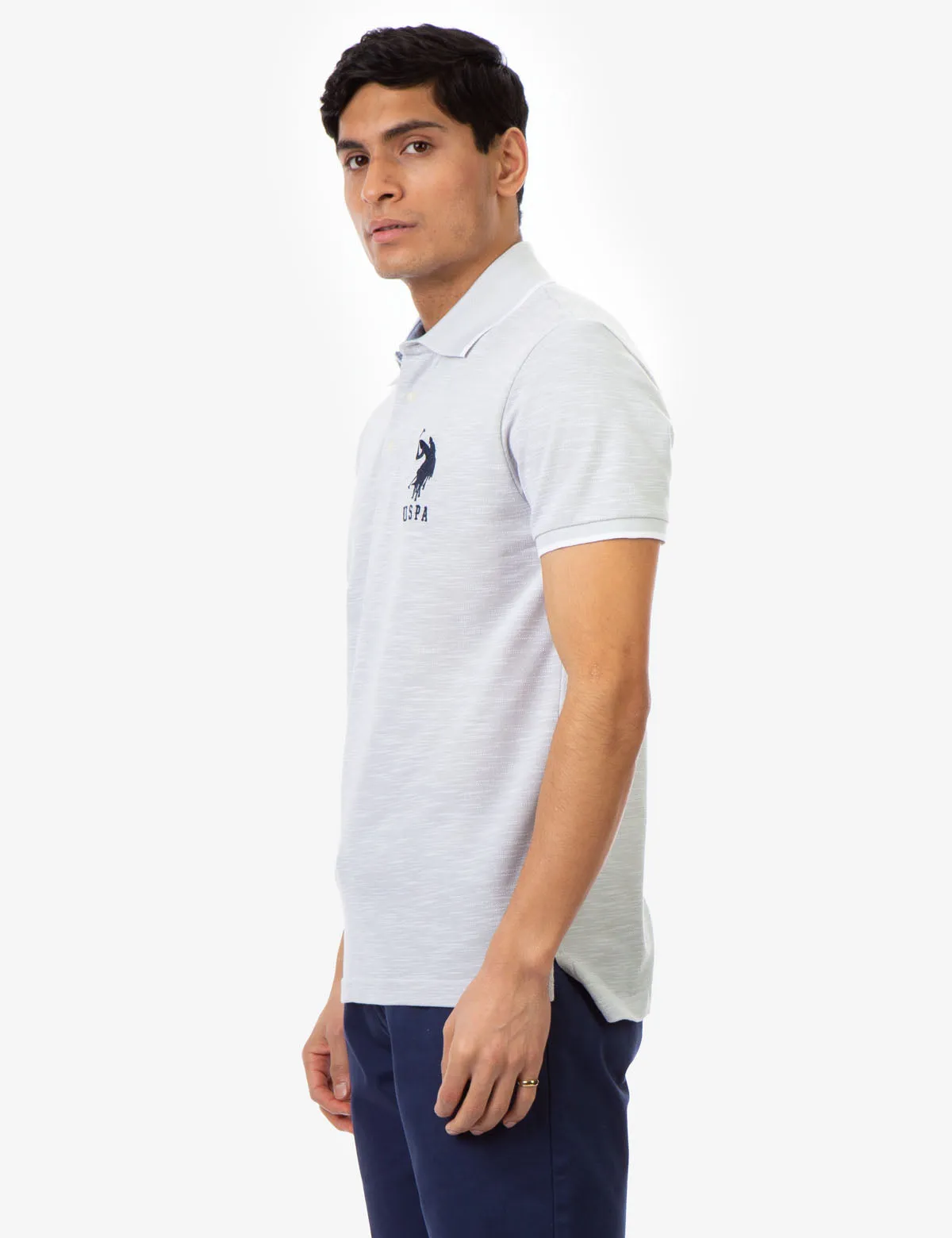 BIRDSEYE SLUB POLO SHIRT sold by U.S. Polo Assn. product image thumbnail 3