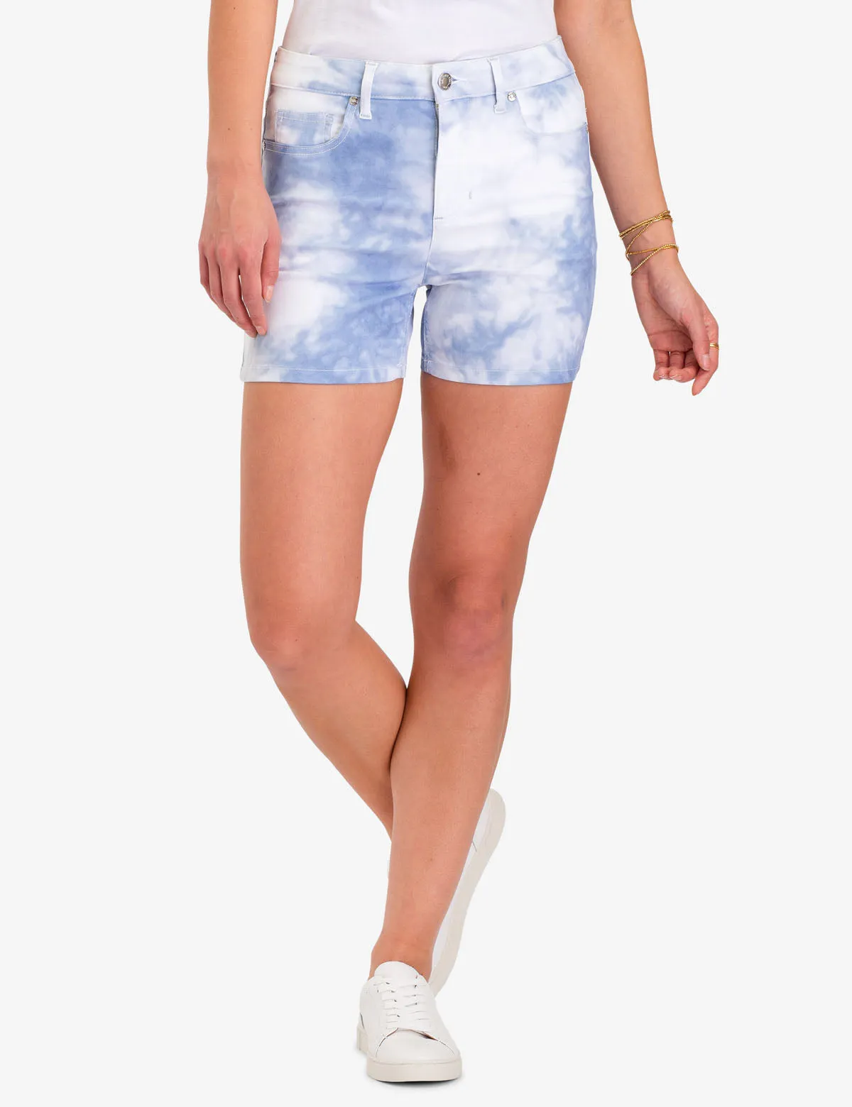 TIE DYE DENIM SHORTS sold by U.S. Polo Assn.
