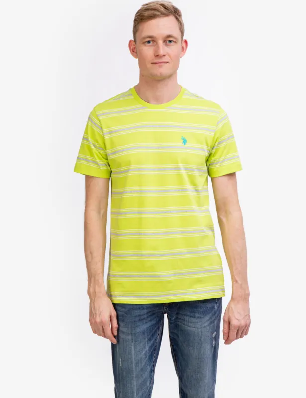 STRIPED JERSEY CREW NECK T-SHIRT sold by U.S. Polo Assn.