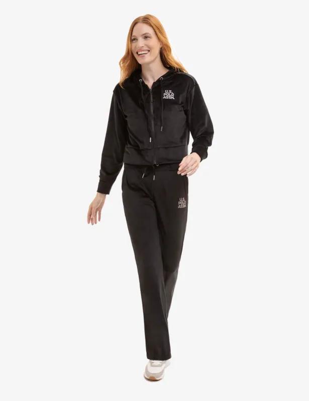 VELOUR EMBELLISHED JOGGER sold by U.S. Polo Assn.