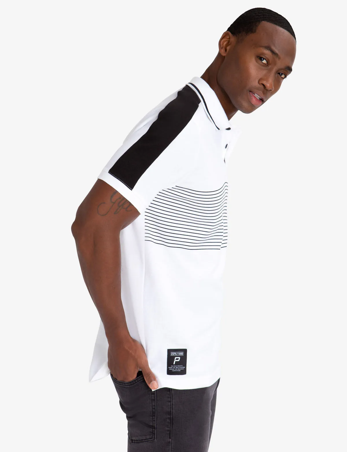 RUBBER MULTI-TONE LOGO ON UPPER LEFT FRONT. sold by U.S. Polo Assn. product image thumbnail 3