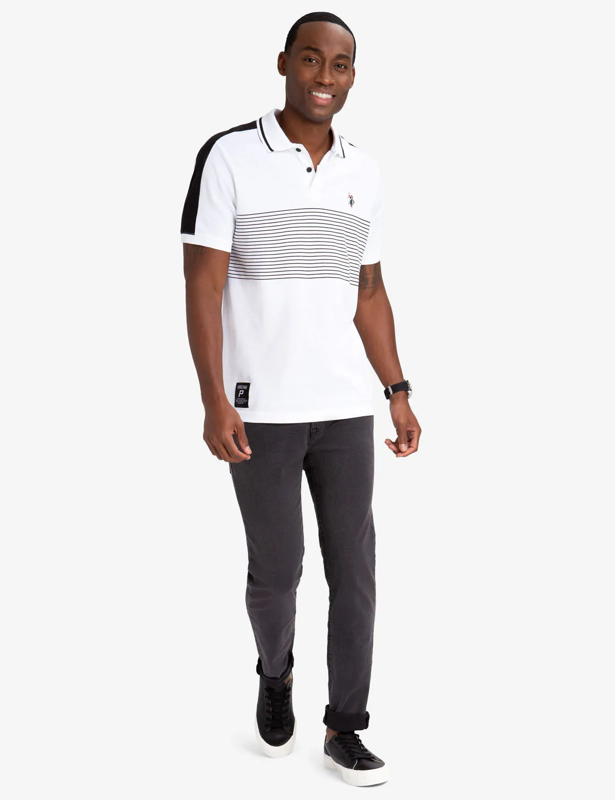 RUBBER MULTI-TONE LOGO ON UPPER LEFT FRONT. sold by U.S. Polo Assn. product image thumbnail 2