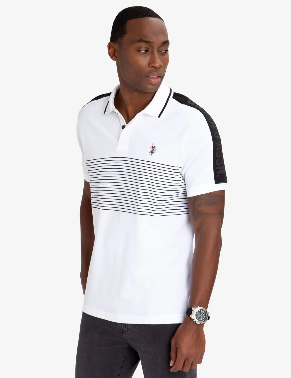 RUBBER MULTI-TONE LOGO ON UPPER LEFT FRONT. sold by U.S. Polo Assn.