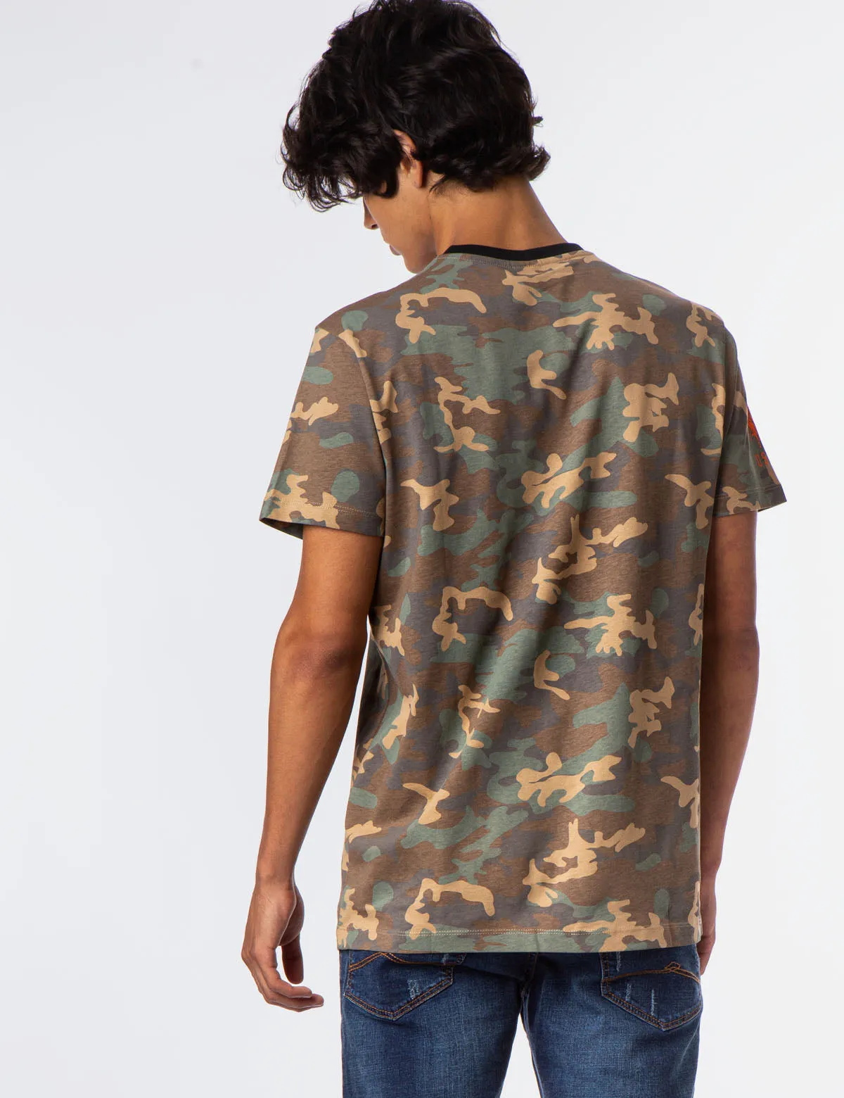 CAMO FLAG CREW NECK T-SHIRT sold by U.S. Polo Assn. product image thumbnail 2