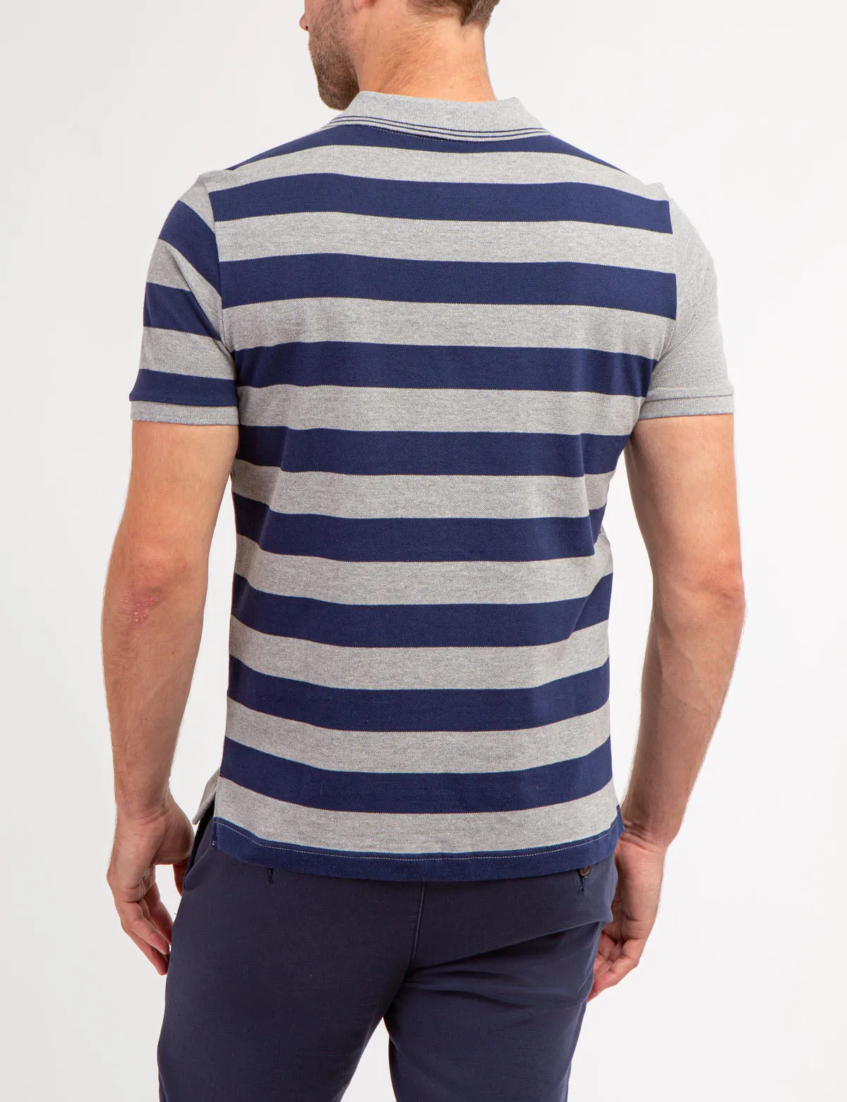 STRIPE COLORBLOCK PIQUE POLO SHIRT sold by U.S. Polo Assn. product image thumbnail 5