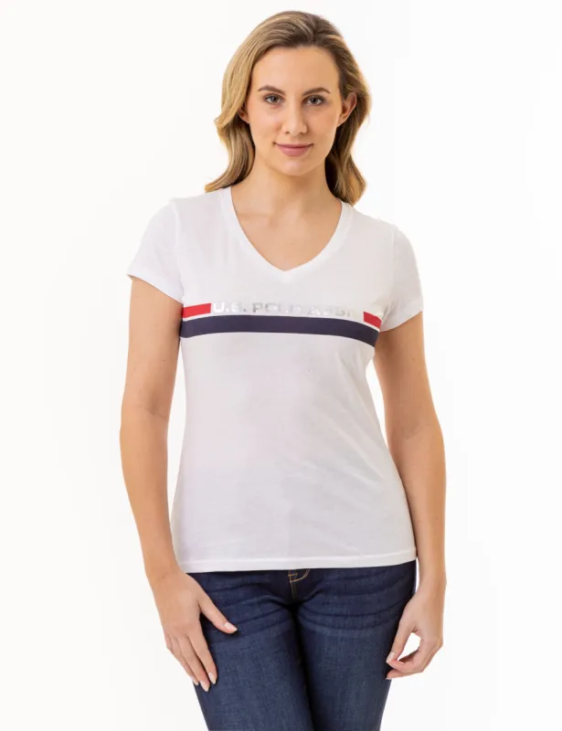 U.S. POLO ASSN. DUAL STRIPE T-SHIRT sold by U.S. Polo Assn.