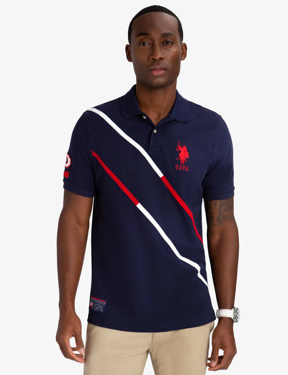 DIAGONAL POLO SHIRT sold by U.S. Polo Assn. product image thumbnail 4