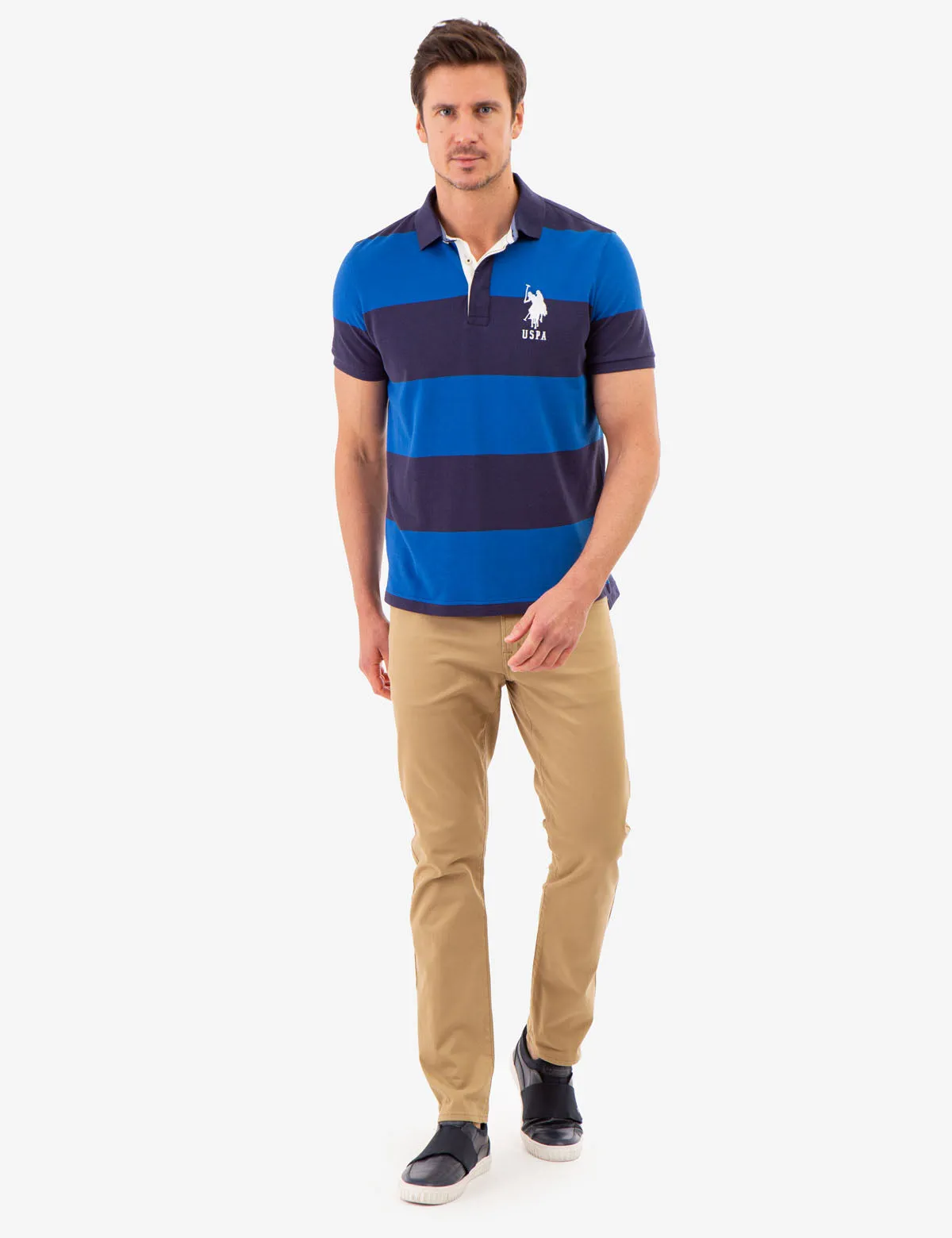 RUGBY STRIPE POLO SHIRT sold by U.S. Polo Assn. product image thumbnail 2