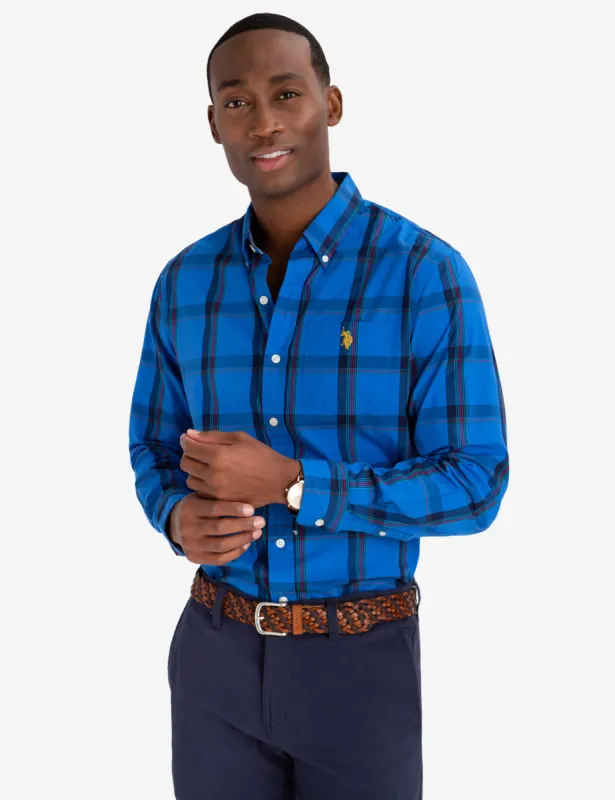 MULTI COLOR PLAID POPLIN SHIRT sold by U.S. Polo Assn.