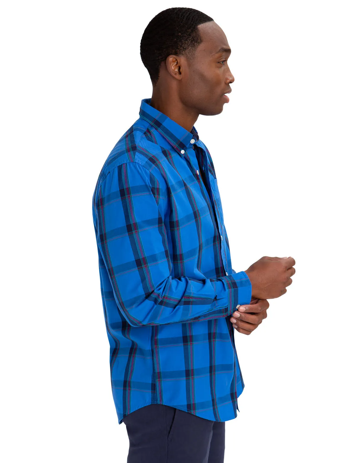 MULTI COLOR PLAID POPLIN SHIRT sold by U.S. Polo Assn. product image thumbnail 3
