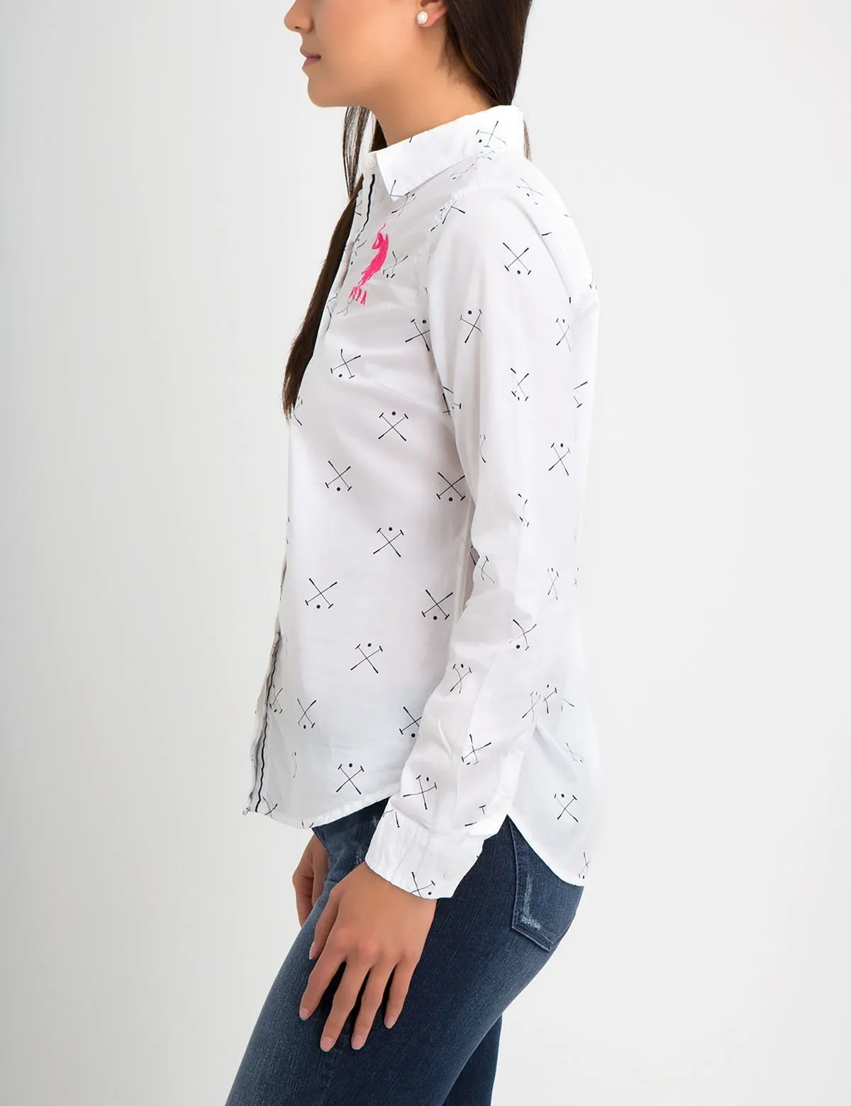PRINTED MALLOT LONG SLEEVE POPLIN SHIRT sold by U.S. Polo Assn. product image thumbnail 2