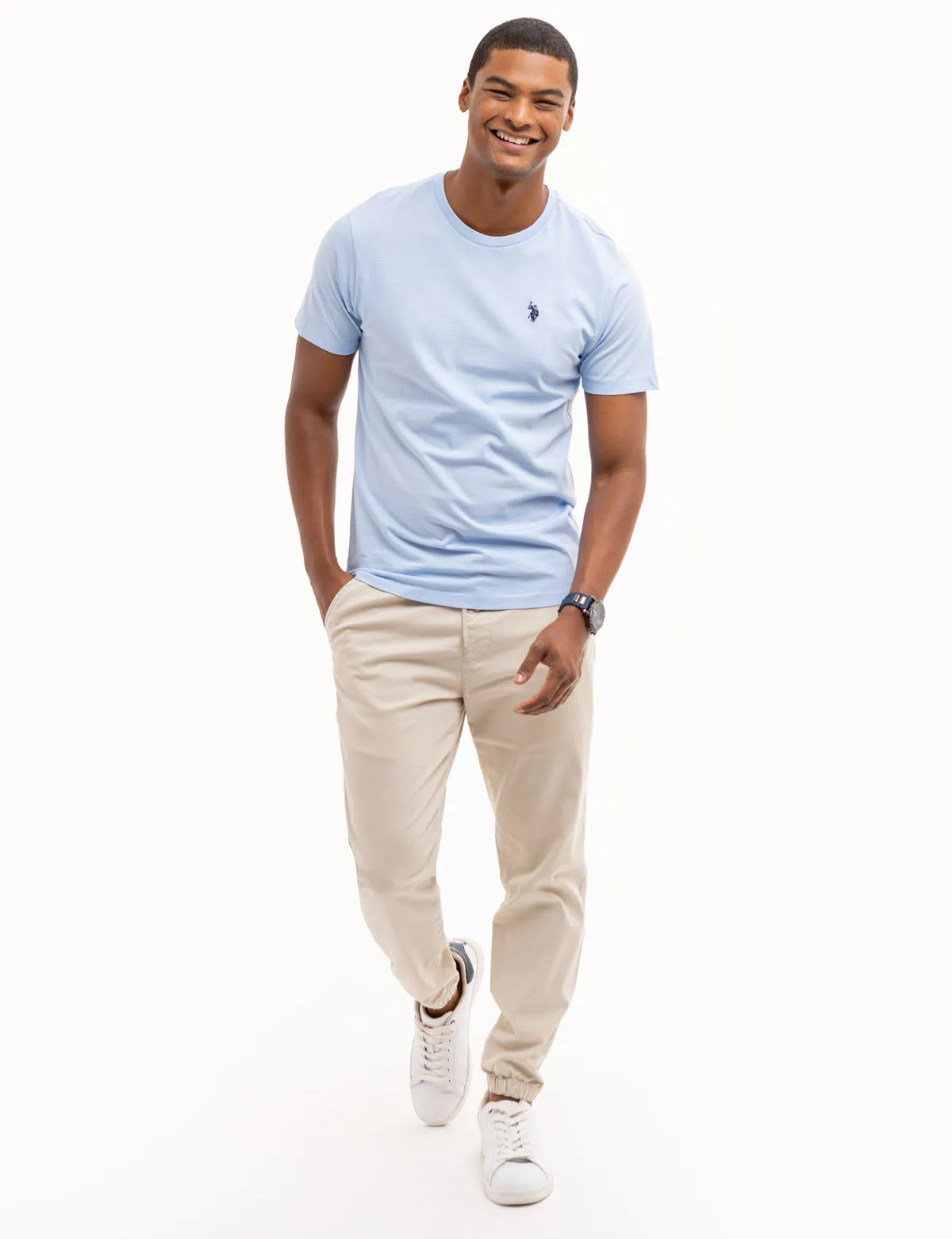 SOLID CREW NECK T-SHIRT sold by U.S. Polo Assn. product image thumbnail 4