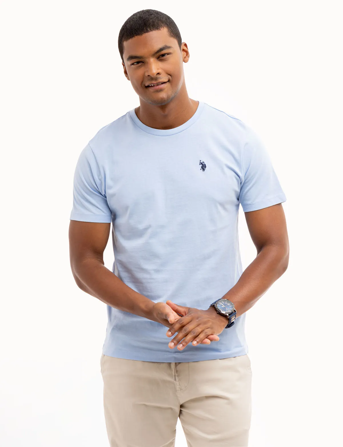 SOLID CREW NECK T-SHIRT sold by U.S. Polo Assn. product image thumbnail 3