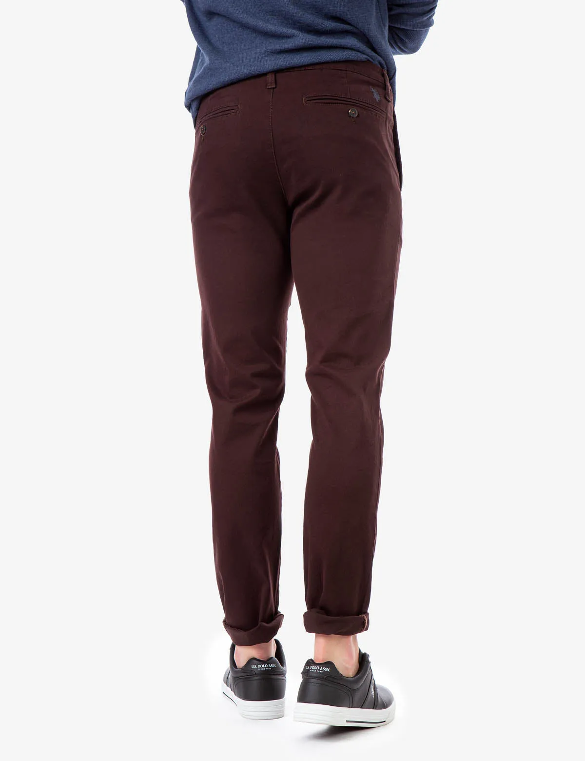 STRETCH SLIM CHINO PANTS sold by U.S. Polo Assn. product image thumbnail 3