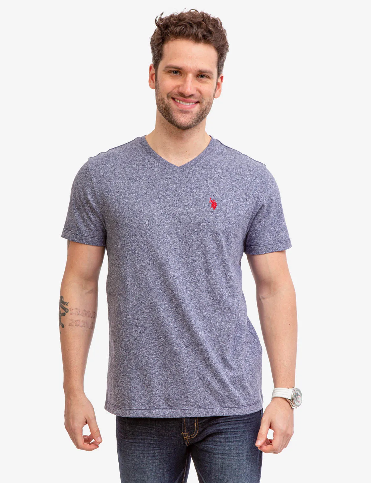 MARLED V-NECK T-SHIRT sold by U.S. Polo Assn.