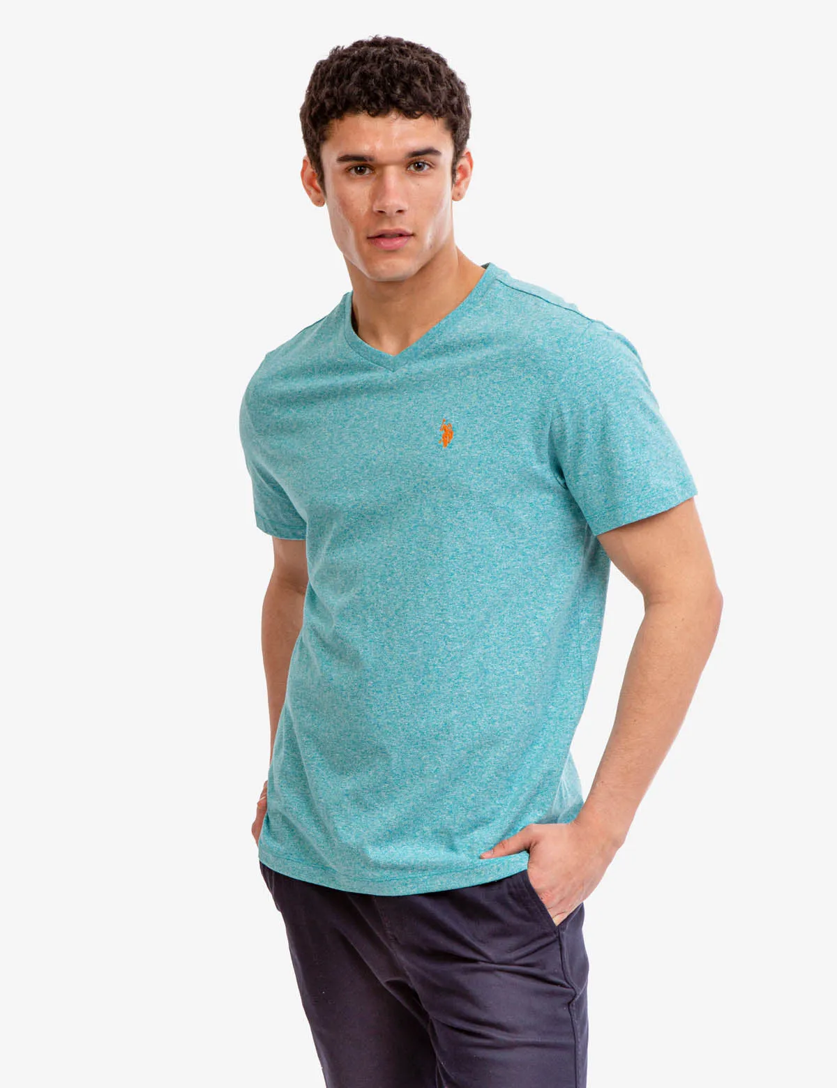 MARLED V-NECK T-SHIRT sold by U.S. Polo Assn. product image thumbnail 5