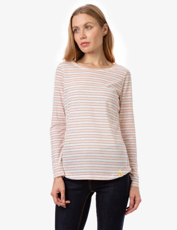 LUREX SHADOW STRIPE LONG SLEEVE T-SHIRT made by U.S. Polo Assn.