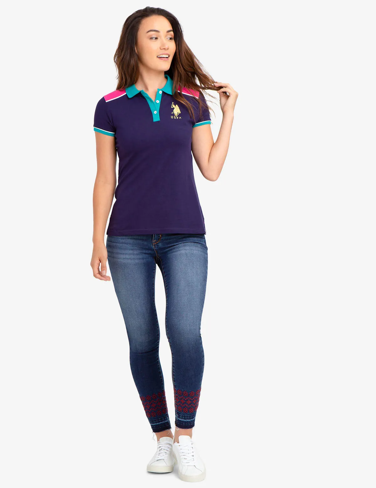 GOLD LOGO POLO SHIRT sold by U.S. Polo Assn. product image thumbnail 2