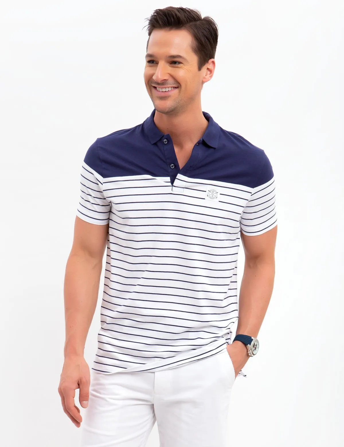 SLIM FIT STRETCH JERSEY POLO SHIRT sold by U.S. Polo Assn.
