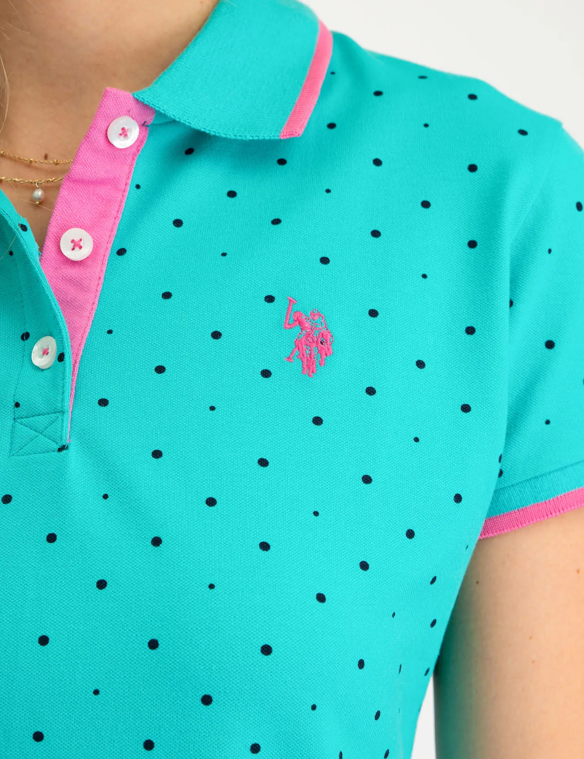 DOT PRINT POLO SHIRT sold by U.S. Polo Assn. product image thumbnail 5