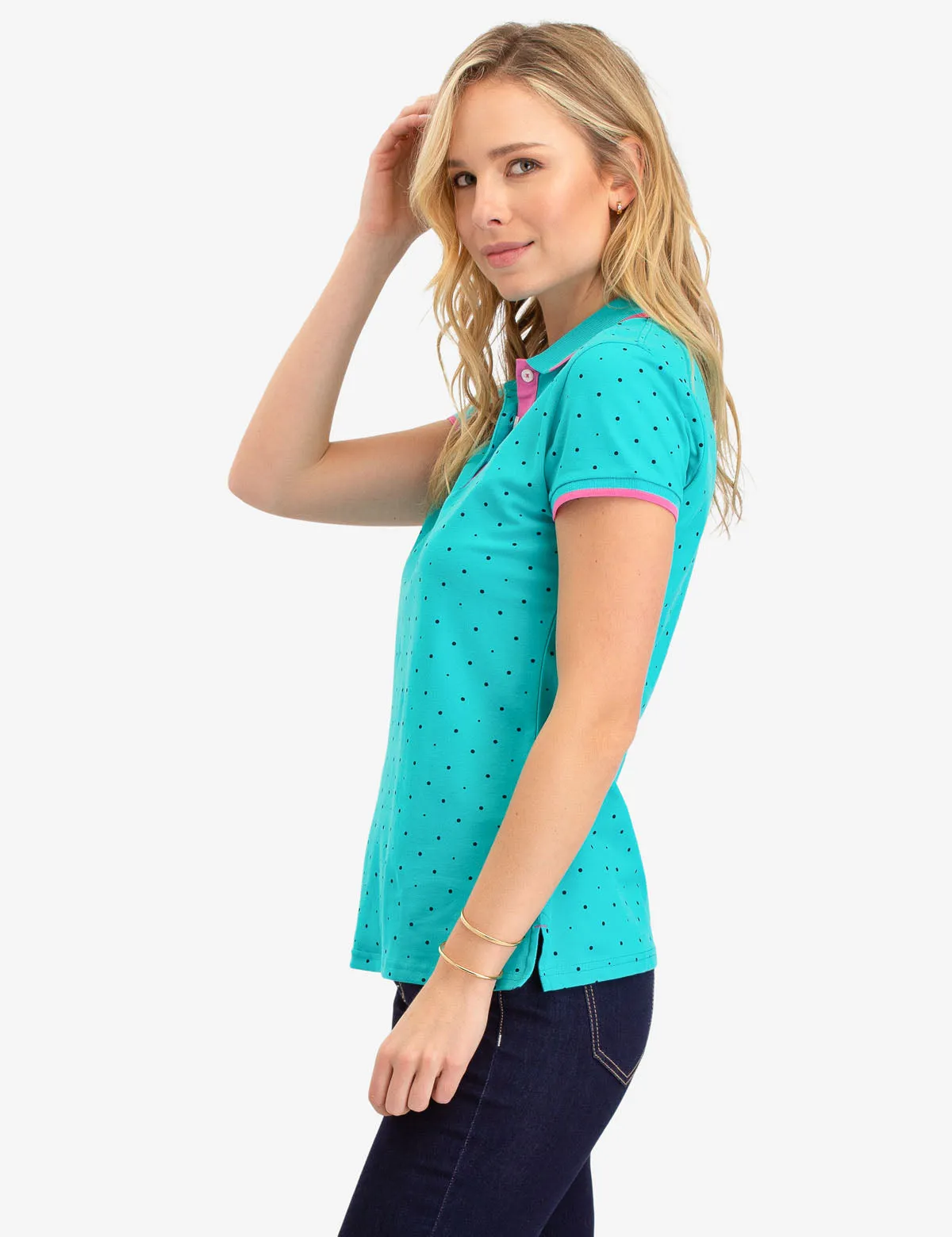 DOT PRINT POLO SHIRT sold by U.S. Polo Assn. product image thumbnail 3