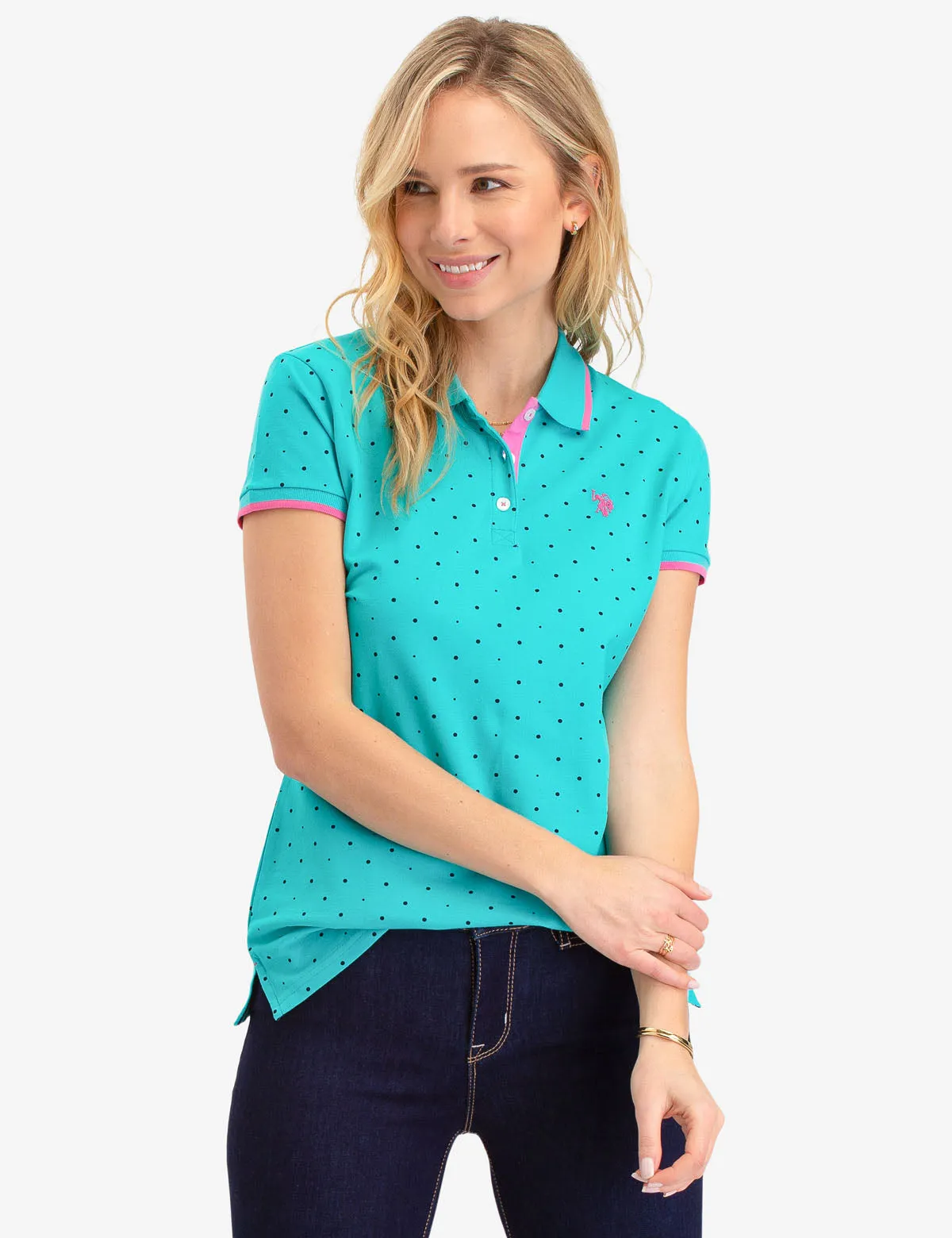 DOT PRINT POLO SHIRT sold by U.S. Polo Assn.
