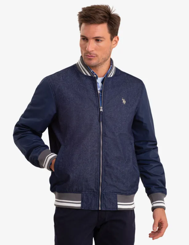 DENIM BOMBER JACKET sold by U.S. Polo Assn.
