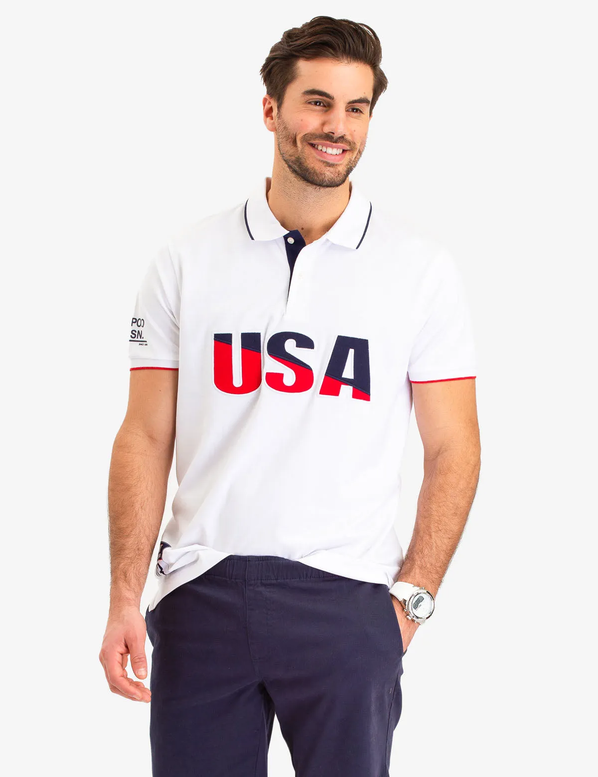 USA APPLIQUED LOGO POLO SHIRT sold by U.S. Polo Assn. product image thumbnail 4