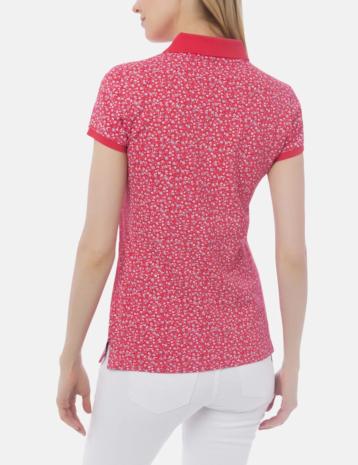 FLORAL PRINTED POLO SHIRT sold by U.S. Polo Assn. product image thumbnail 3