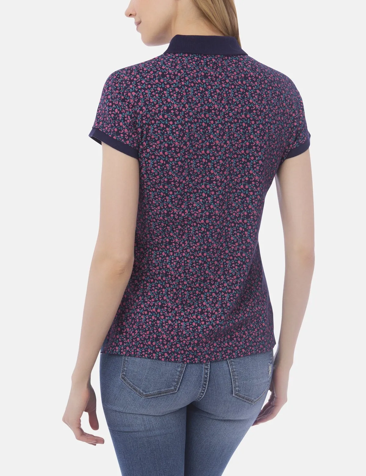 FLORAL PRINTED POLO SHIRT sold by U.S. Polo Assn. product image thumbnail 5