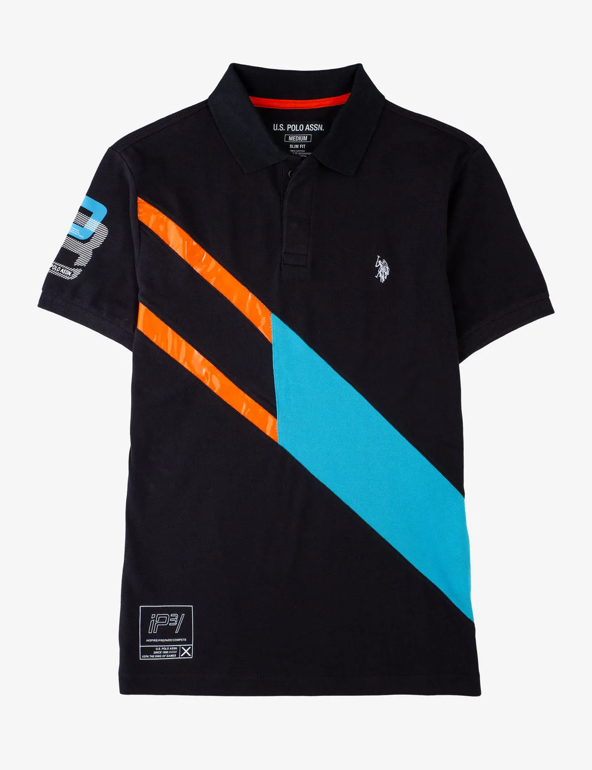 IP3 DIAGINAL STRIPE POLO SHIRT sold by U.S. Polo Assn.